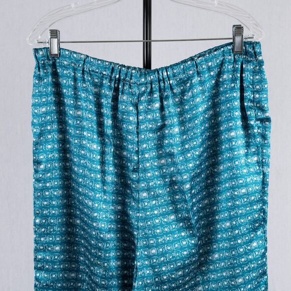 Vintage custom made green pajamas size M/L - Picture 4 of 8